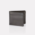 Black Bridle Leather Billfold Wallet Closed View