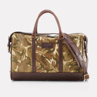 MTP Camo Leather Overnight Bag Front View