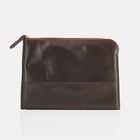 Dark Brown Brooklyn Leather Large Pouch