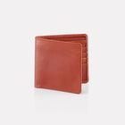 Tan Bridle Leather Notecase Wallet Front View 