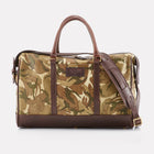 MTP Camo Leather Overnight Bag Front View 